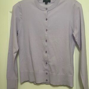 J.Crew Lavender Button-Front Cardigan Medium – Like New